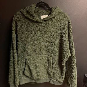 American Eagle fleece hooded sweatshirt, women’s size Large